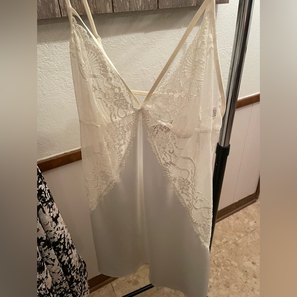 off white lace babydoll lingerie